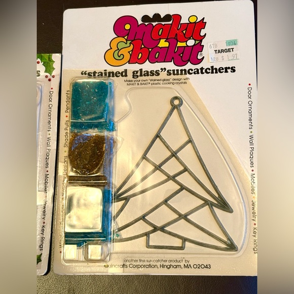 Vintage Make It & Bake It Kits - Noel and Christmas Tree Sealed Packaging - Picture 3 of 4